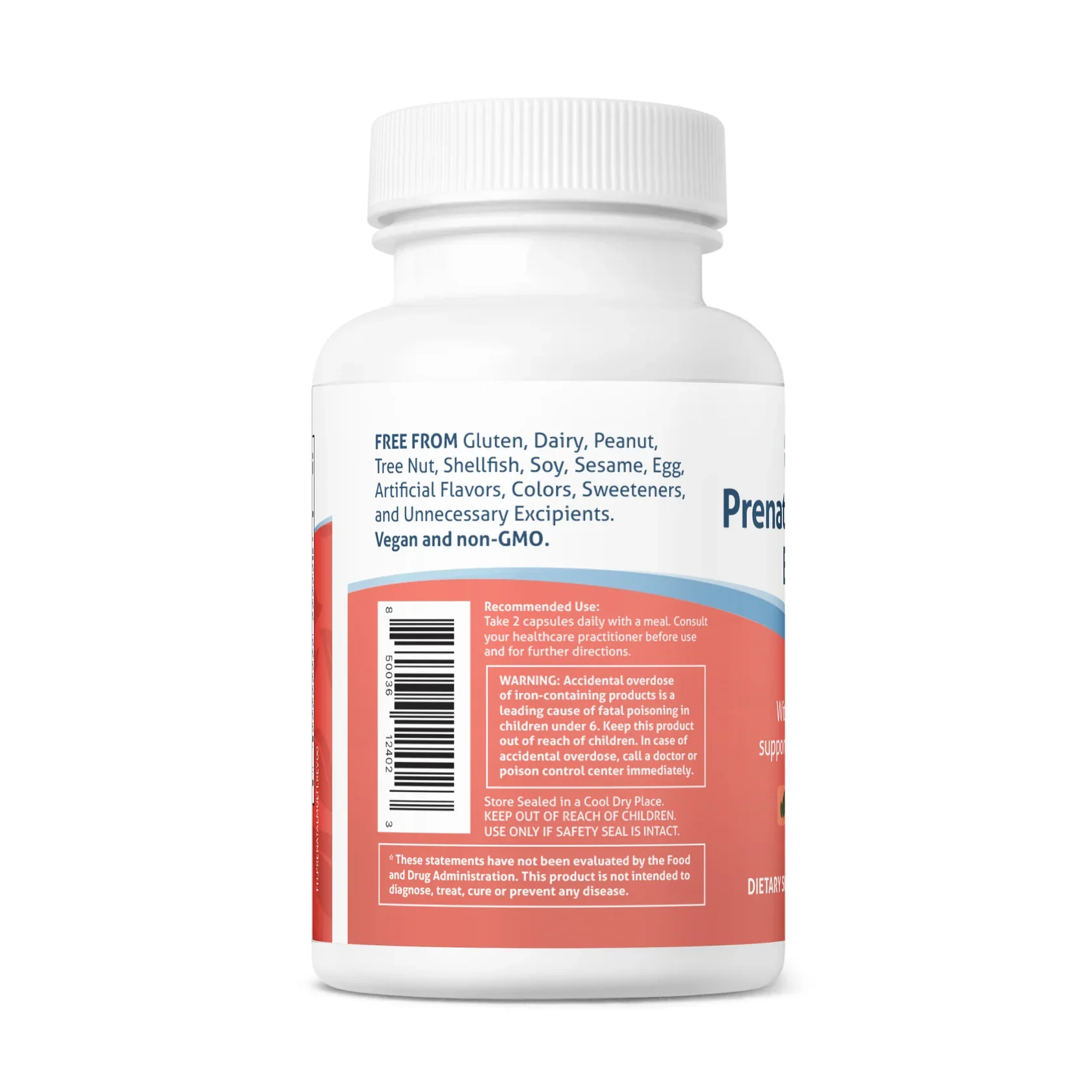 Foto 3 | Fairhaven Prenatal Multivitamin Essentials Multivitaminico Para Apoyo Nutricional Durante El Embarazo 60 Cápsulas