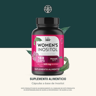 Foto 2 | Life 360+ Women´s Inositol 180 Cápsulas A Base De Inositol