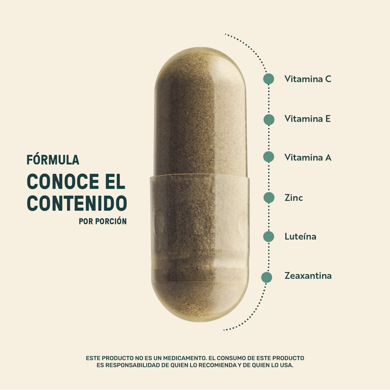 Foto 4 pulgar | Life360+ Eagle Vsn Blend 220 Caps Luteína Y Vitaminas