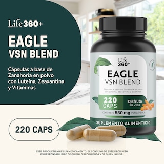 Foto 4 | Life360+ Eagle Vsn Blend 220 Caps Luteína Y Vitaminas