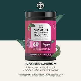 Foto 2 | Life 360+ Women's Myo Inositol & D-chiro Polvo 246.6 Gramos