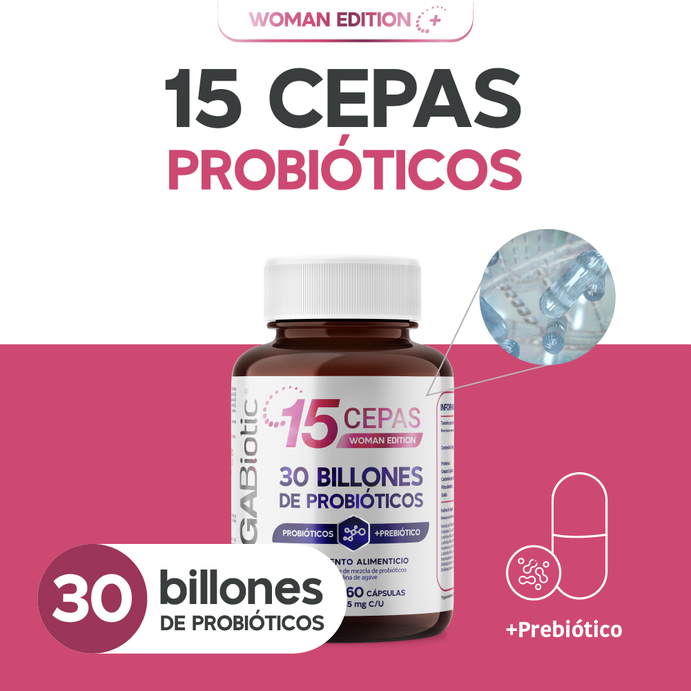 Foto 3 pulgar | Megabiotic 15 Cepas 30 Billones Probióticos 60 Cápsulas
