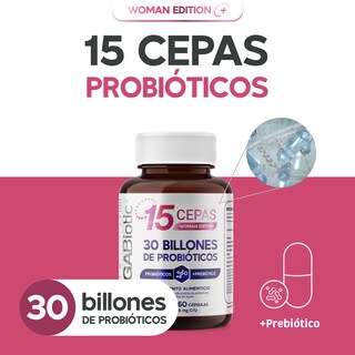 Foto 2 | Megabiotic 15 Cepas 30 Billones Probióticos 60 Cápsulas