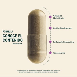 Foto 3 | Life 360+ Jtns Blend 240 Cápsulas Glucosamina Condroitina