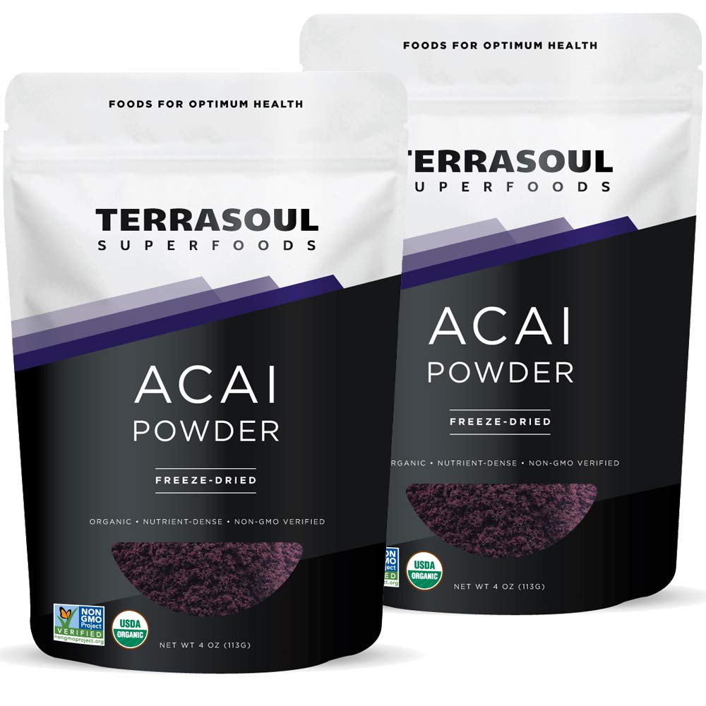 Foto 2 pulgar | Polvo De Bayas De Acai Terrasoul Superfoods Organic 250 Ml X2 - Venta Internacional.