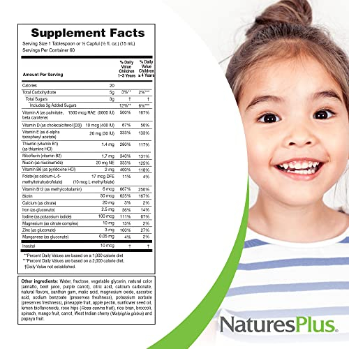 Foto 6 pulgar | Multivitamínico Líquido Nature's Plus Animal Parade 887 Ml - Venta Internacional.