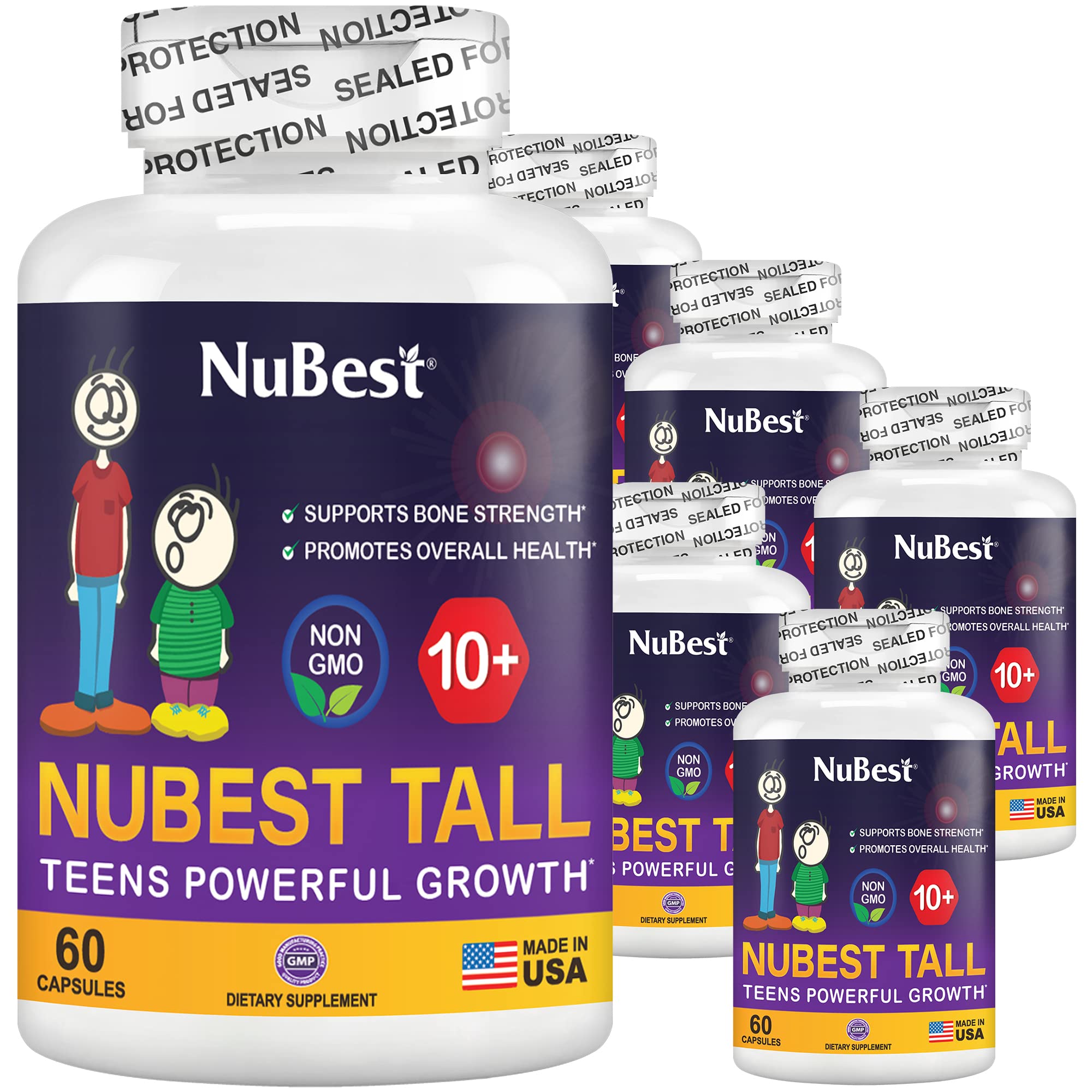 Foto 2 pulgar | Suplemento De Crecimiento En Altura Nubest Tall 10+ Para Niños Mayores De 10 Años - Venta Internacional.