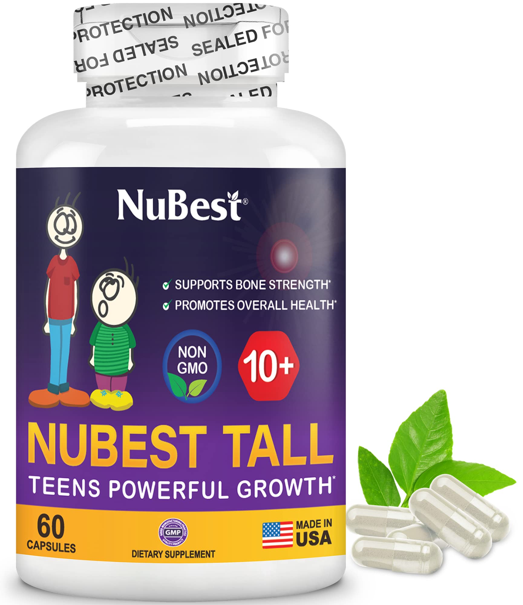 Foto 3 pulgar | Suplemento De Crecimiento En Altura Nubest Tall 10+ Para Niños Mayores De 10 Años - Venta Internacional.