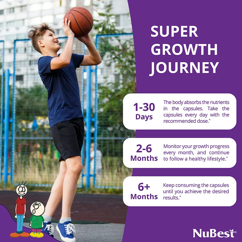 Foto 8 pulgar | Suplemento De Crecimiento En Altura Nubest Tall 10+ Para Niños Mayores De 10 Años - Venta Internacional.