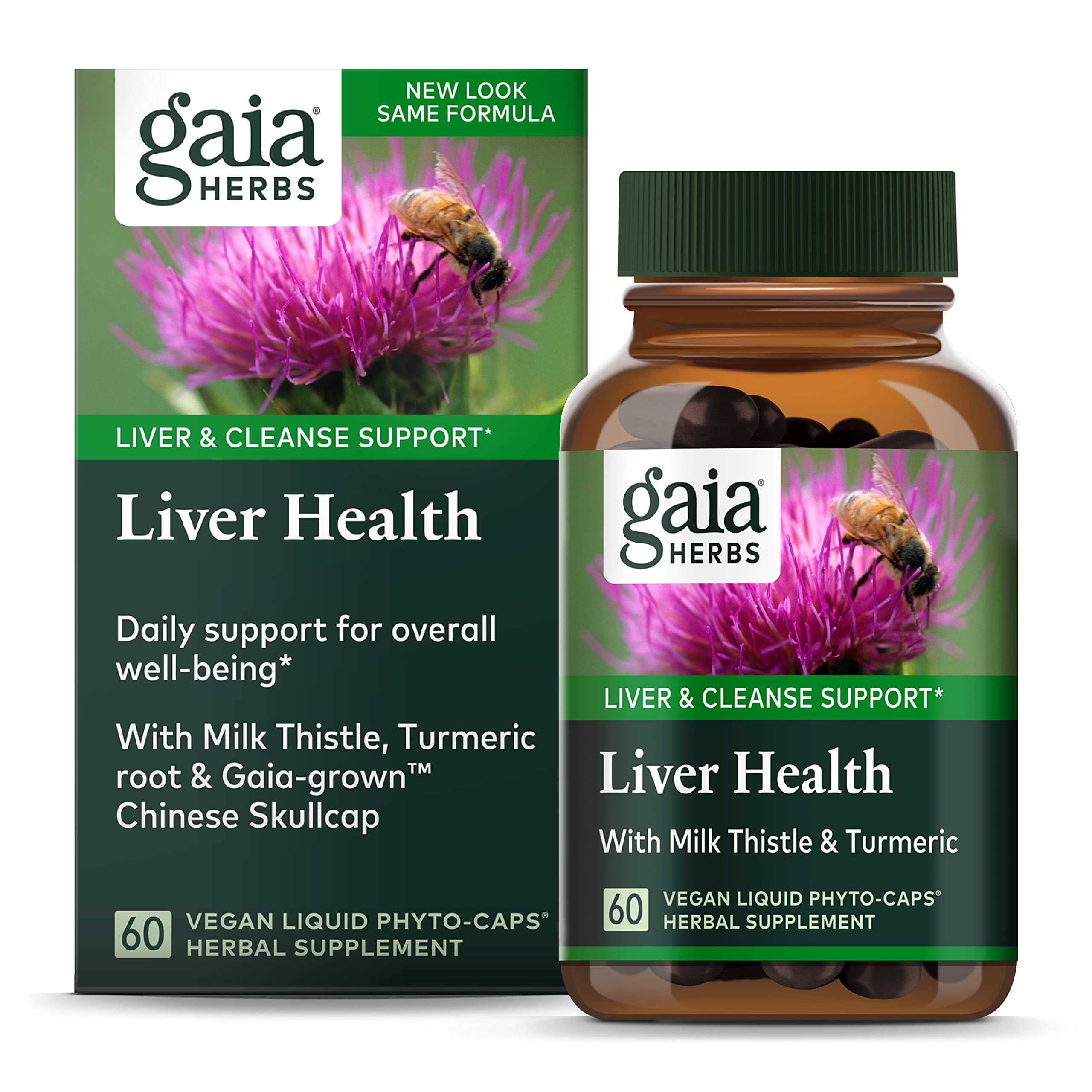 Foto 2 pulgar | Suplemento Gaia Herbs Liver Health Vegan 60 Cápsulas Líquidas - Venta Internacional.