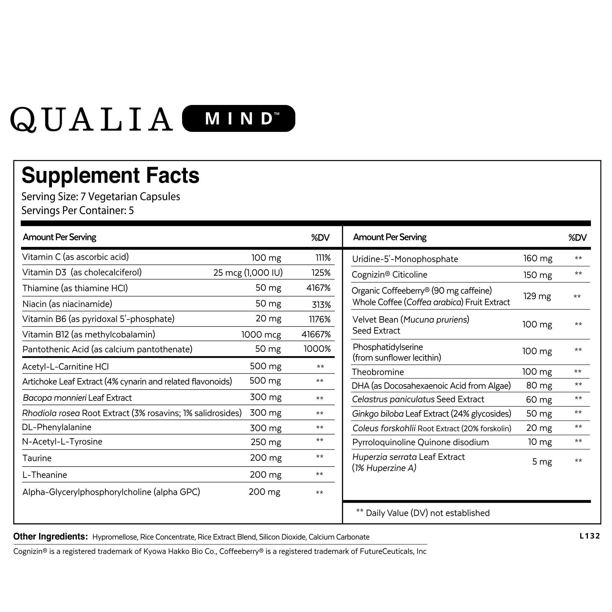 Foto 6 | Suplemento Neurohacker Collective Qualia Mind Nootropics 35 Unidades - Venta Internacional.