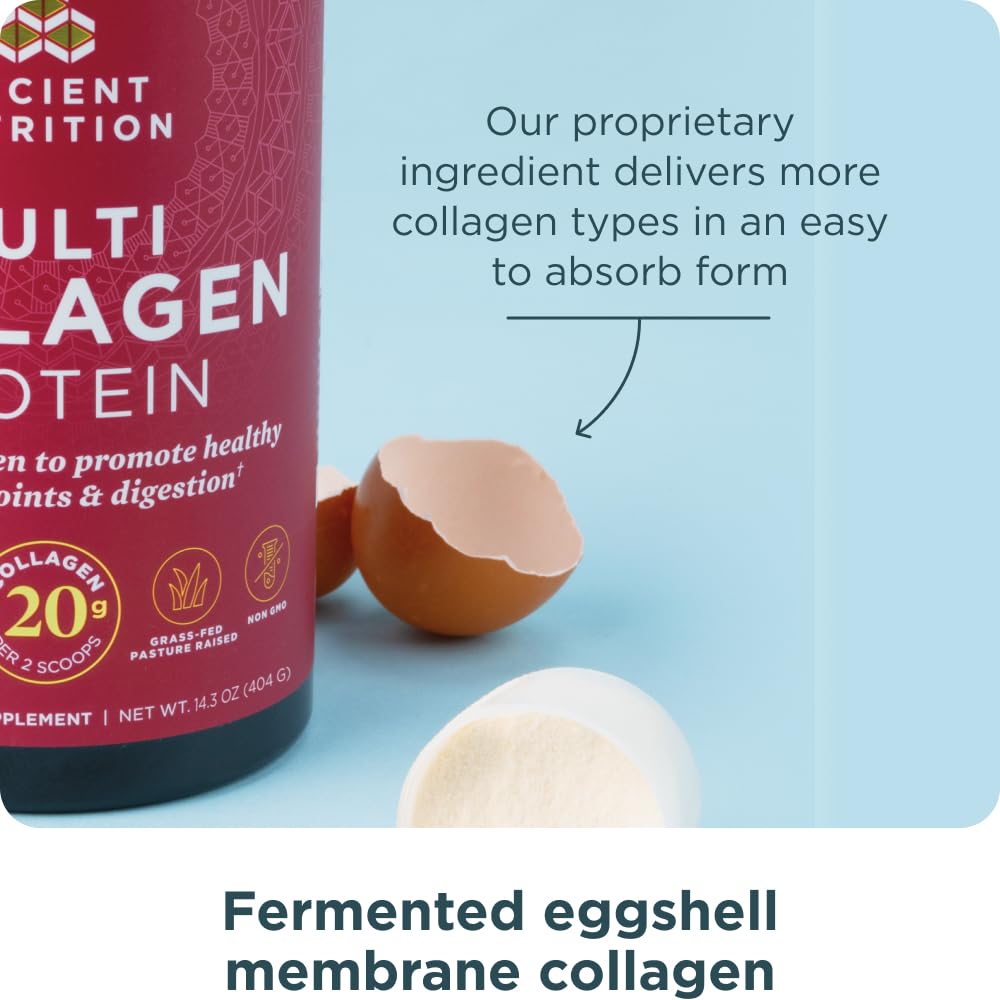 Foto 7 pulgar | Proteína De Colágeno En Polvo Ancient Nutrition Con Probióticos, 40 Dosis - Venta Internacional.