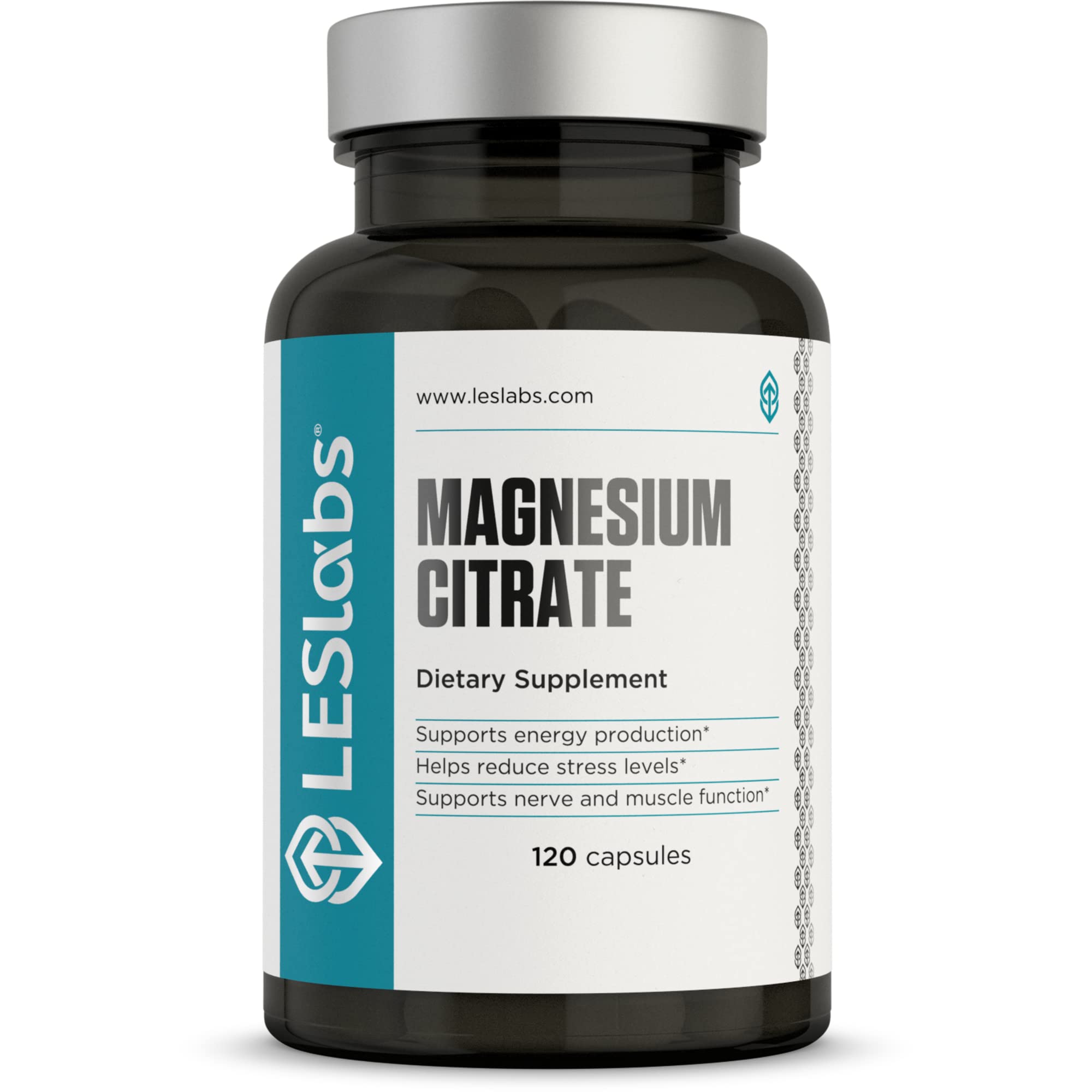 Suplemento Les Labs De Citrato De Magnesio 120 Cápsulas - Venta Internacional.