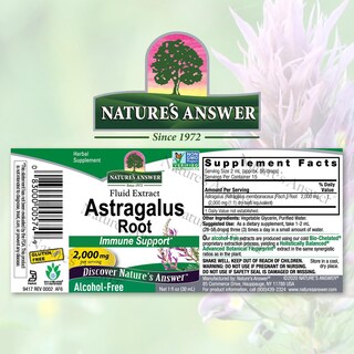 Foto 2 | Suplemento Nature's Answer Raíz De Astrágalo Af 60 Ml - 2000 Mg - Venta Internacional.