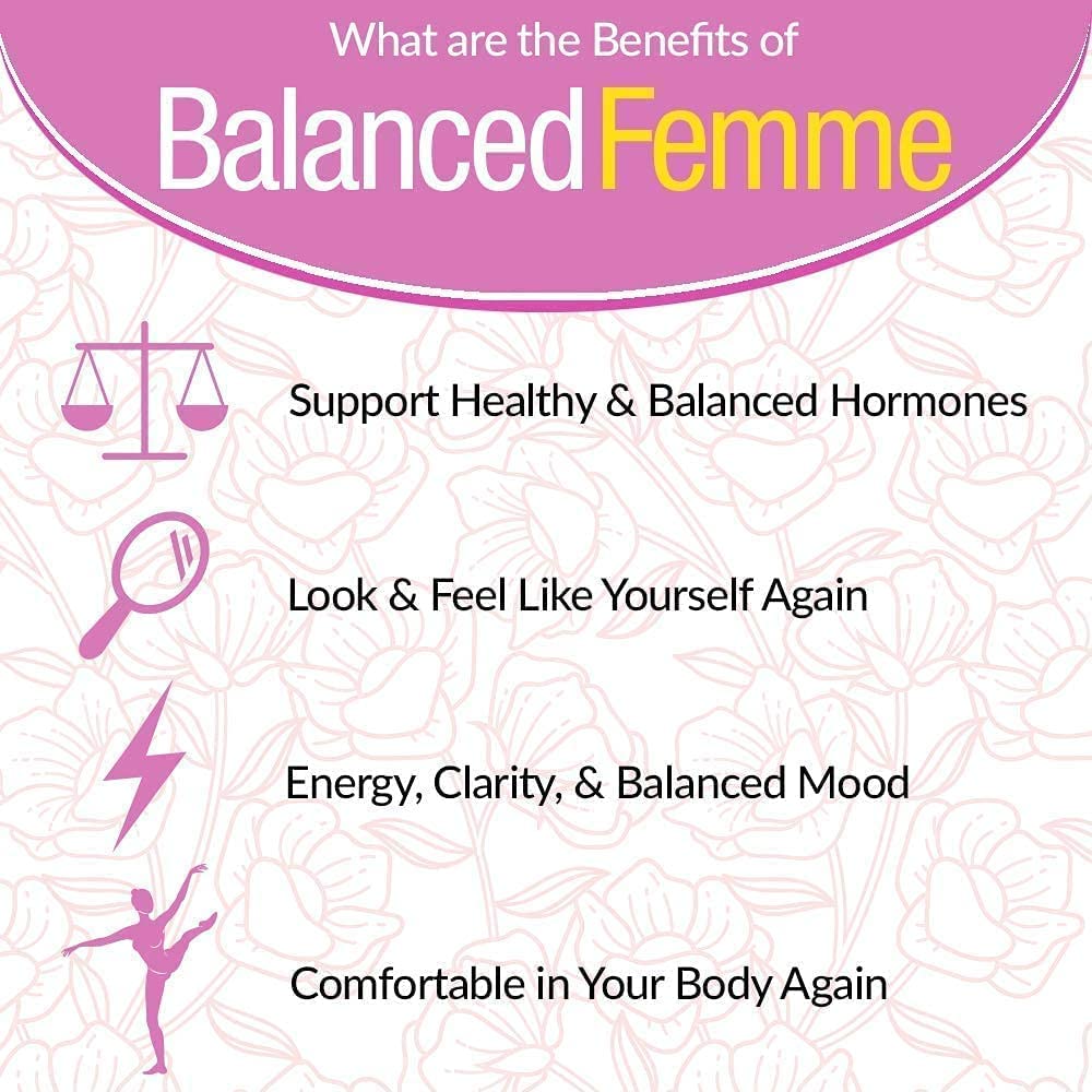 Foto 4 pulgar | Suplemento Rejuvica Health Balanced Femme Pms Menopause Supp - Venta Internacional.
