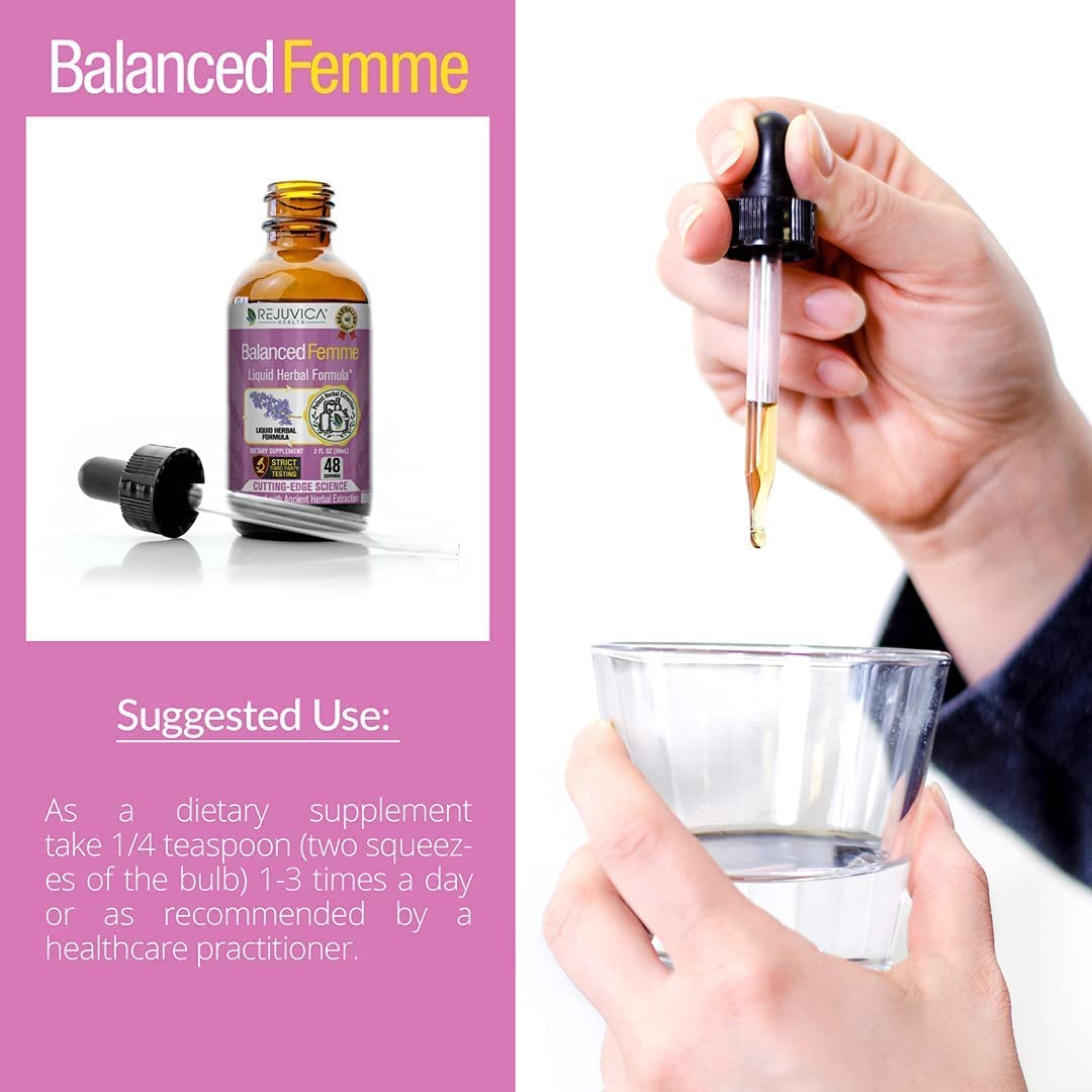 Foto 6 pulgar | Suplemento Rejuvica Health Balanced Femme Pms Menopause Supp - Venta Internacional.