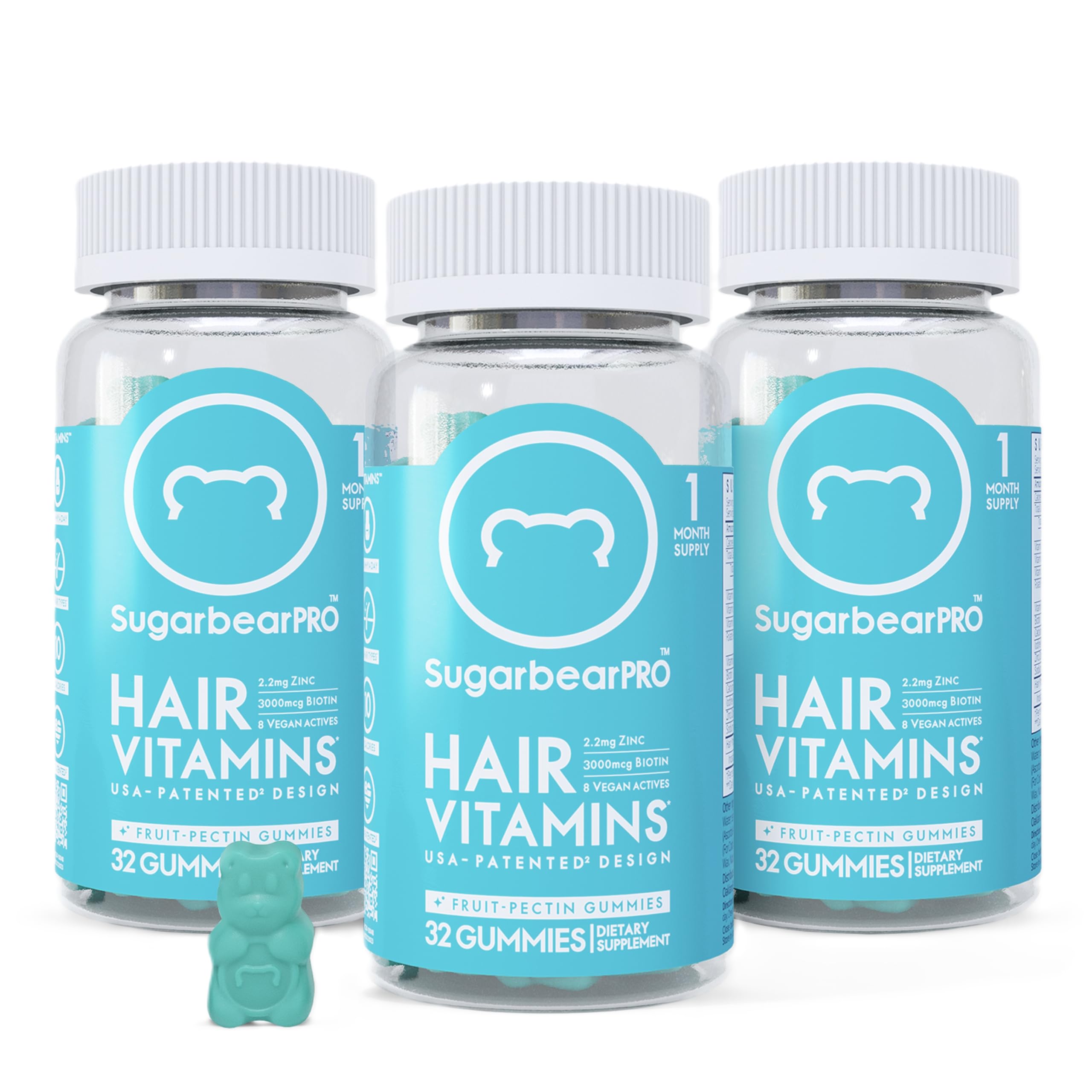 Gominolas Vitamínicas Sugarbearhair Para El Crecimiento Del Cabello Y Las Uñas - Venta Internacional.