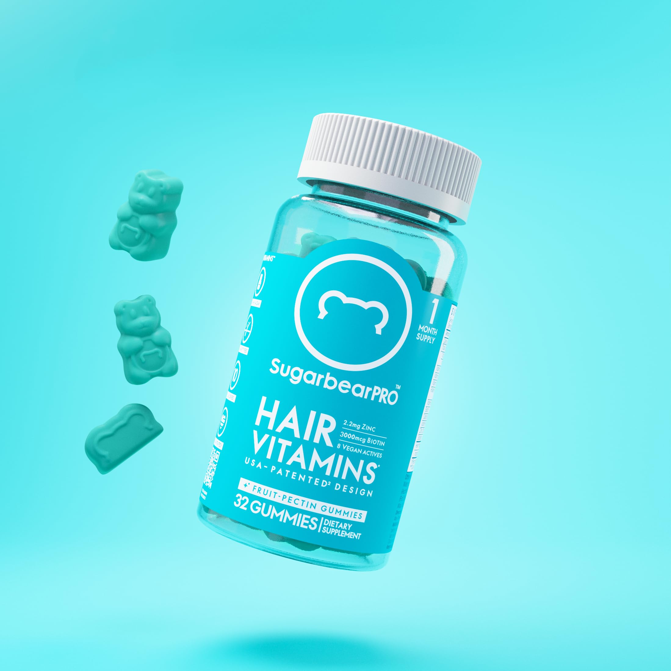 Foto 7 pulgar | Gominolas Vitamínicas Sugarbearhair Para El Crecimiento Del Cabello Y Las Uñas - Venta Internacional.