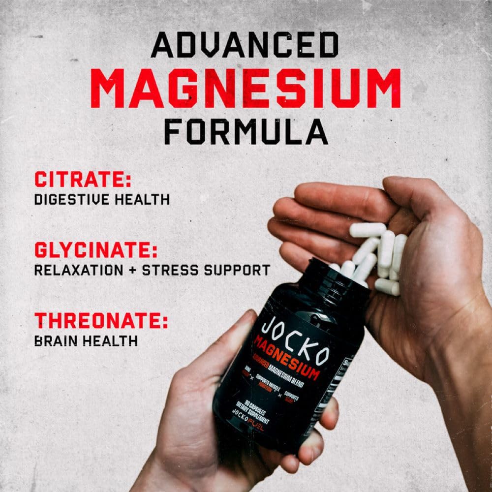 Foto 4 pulgar | Suplemento Jocko Fuel Magnesium Complex, Suministro Para 30 Días - Venta Internacional.