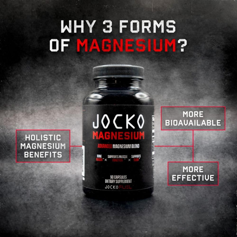 Foto 5 pulgar | Suplemento Jocko Fuel Magnesium Complex, Suministro Para 30 Días - Venta Internacional.