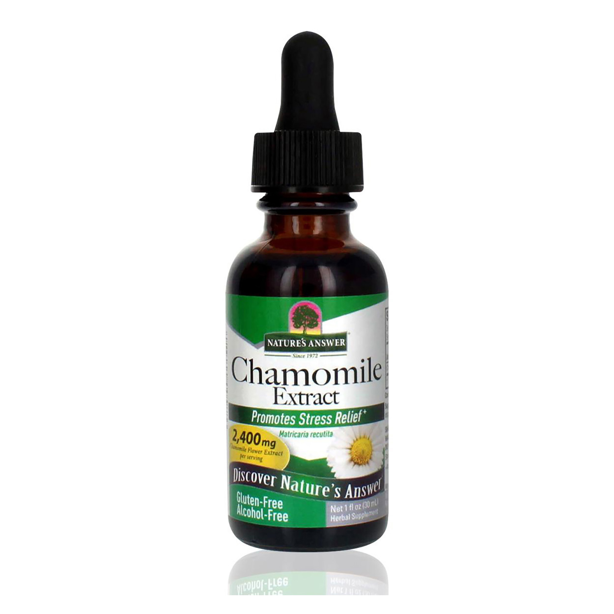 Foto 2 pulgar | Suplemento Nature's Answer: Extracto De Manzanilla Af 2400 Mg 30 Ml - Venta Internacional.