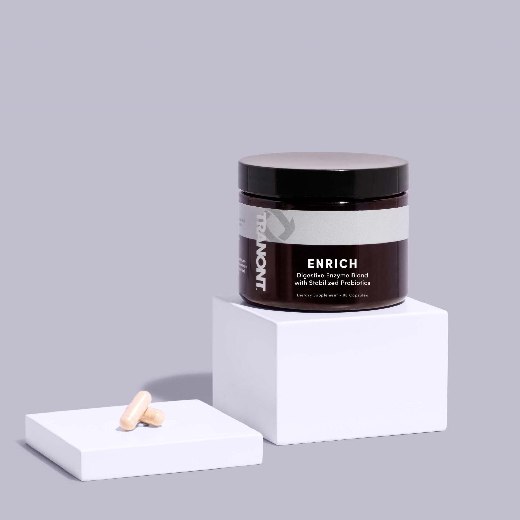 Foto 2 | Suplemento Tranont Enrich Digestive Enzyme Con Probióticos 90  - Venta Internacional.