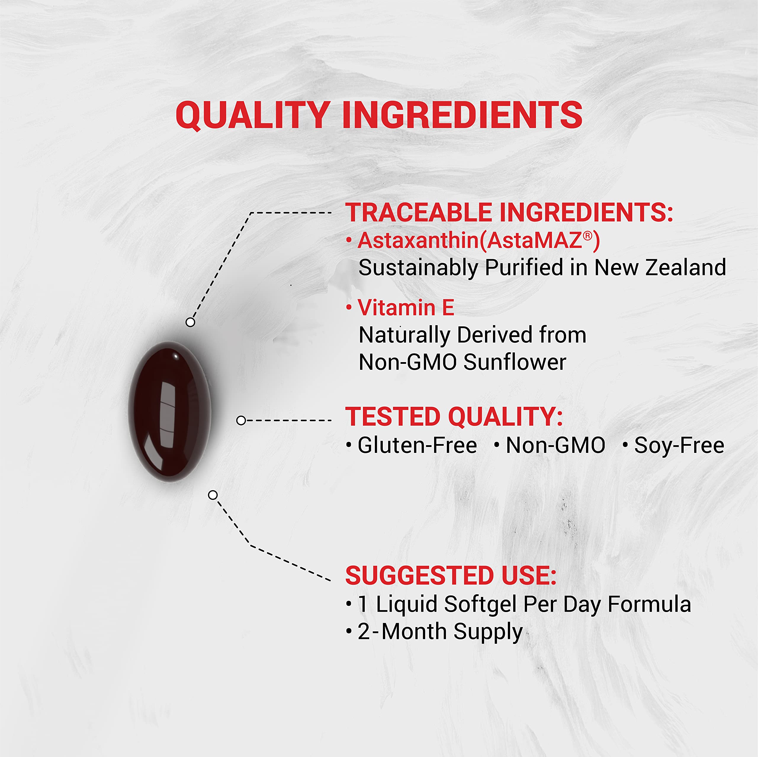 Foto 4 pulgar | Supplement Naturalis New Zealand Astaxantina 12 Mg 60 Cápsulas Blandas - Venta Internacional.
