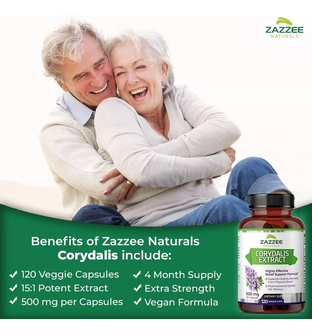 Foto 5 pulgar | Suplemento Zazzee Corydalis 7500 Mg Alivia El Dolor, Antiinflamatorio Y Promueve La Relajación 120 Cápsulas