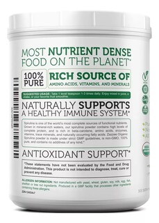 Foto 4 | Suplemento Zazzee Organic Spirulina Polvo Para Apoyo Digestivo, Y Energía 1kg
