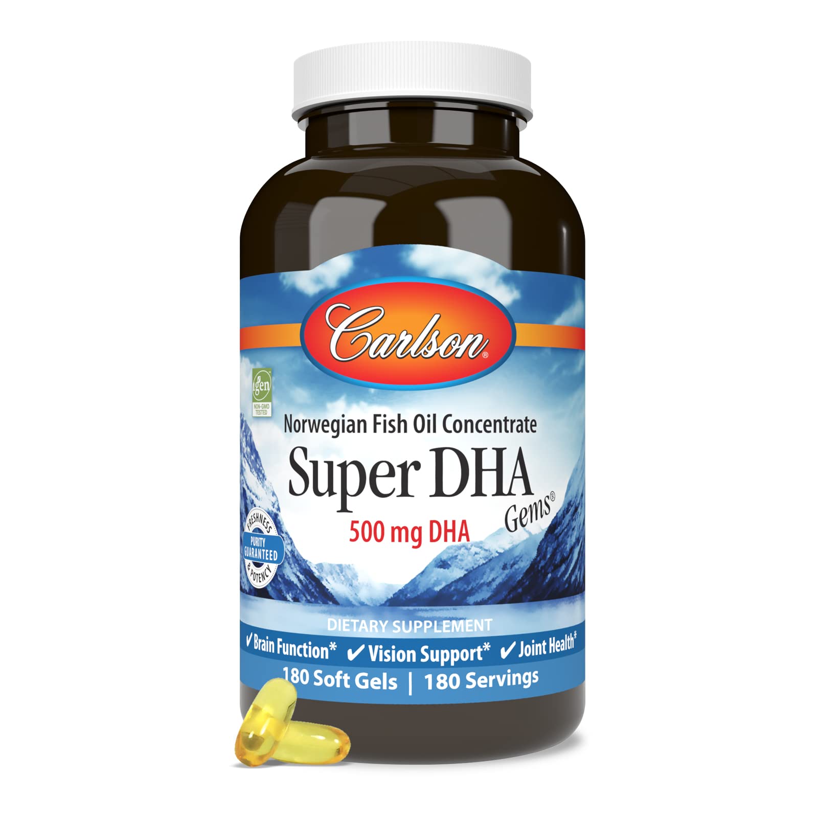 Foto 6 pulgar | Suplemento Carlson Super Dha Gems 500 Mg De Dha 640 Mg De Ácidos Grasos - Venta Internacional.