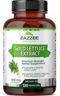 Foto 1 | Suplemento Zazzee Wild Lettuce Extract Lechuga Silvestre Relajación, Alivio Del Dolor Y Mejora Del Sueño120caps