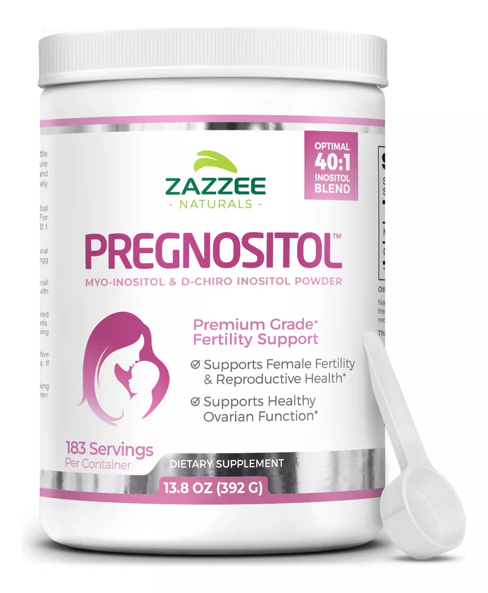 Zazzee Pregnositol Equilibrio Hormonal Y Apoyo A La Fertilidad 392g