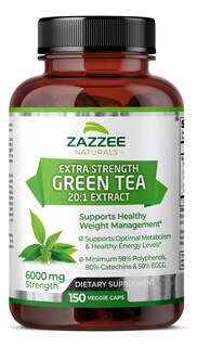 Foto 1 | Suplemento Zazzee Naturals Green Tea 6000mg : Antioxidantes, Energía Y Apoyo En La Pérdida De Pso Y Grasa 150 Cápsulas