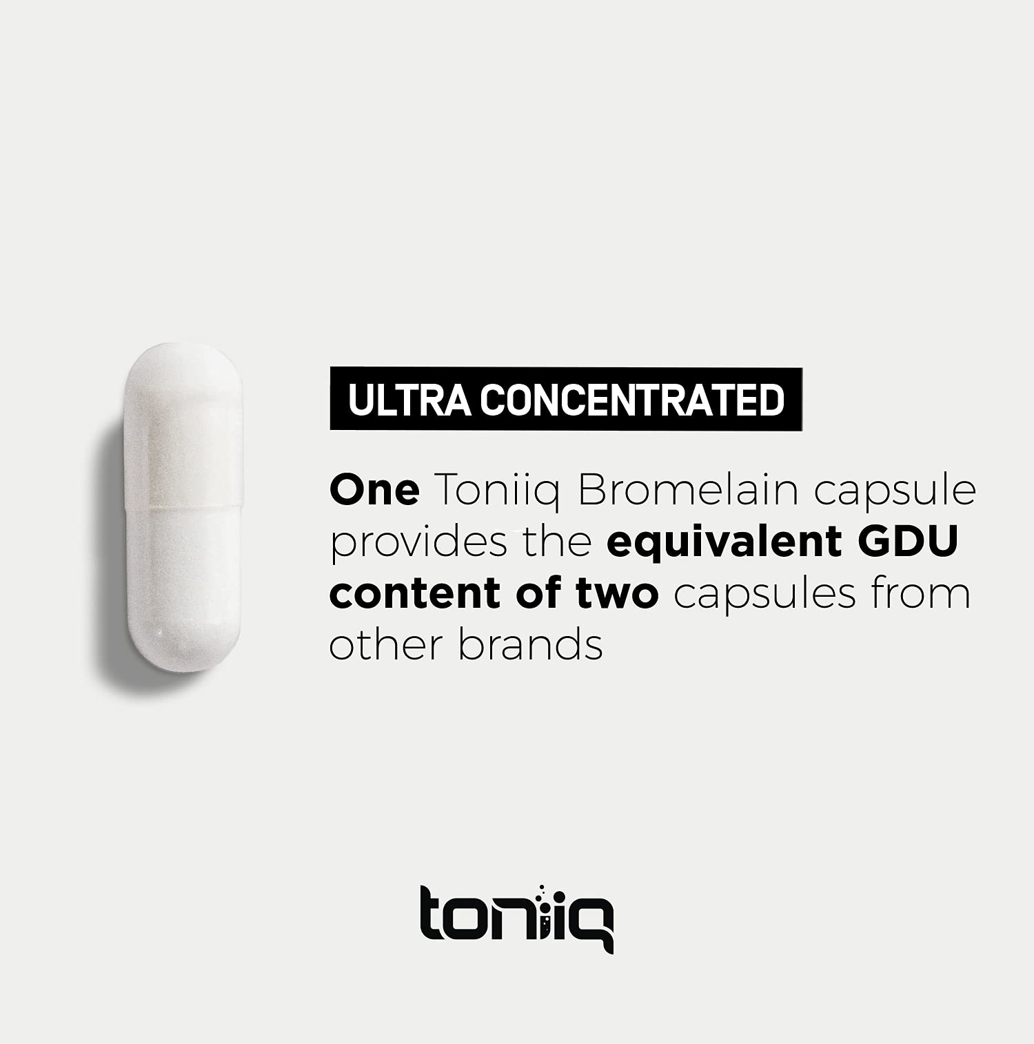 Foto 6 pulgar | Suplemento De Bromelina Toniiq Ultra High Strength 1000 Mg - Venta Internacional.