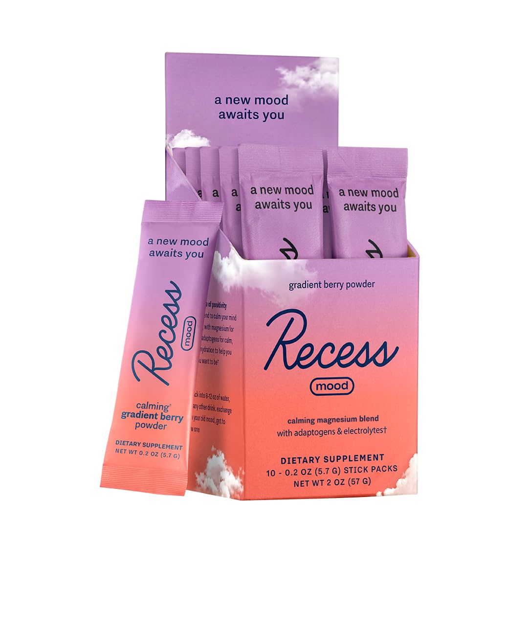 Foto 2 pulgar | Suplemento Drink Recess Mood Powder Con L-treonato De Magnesio - Venta Internacional.