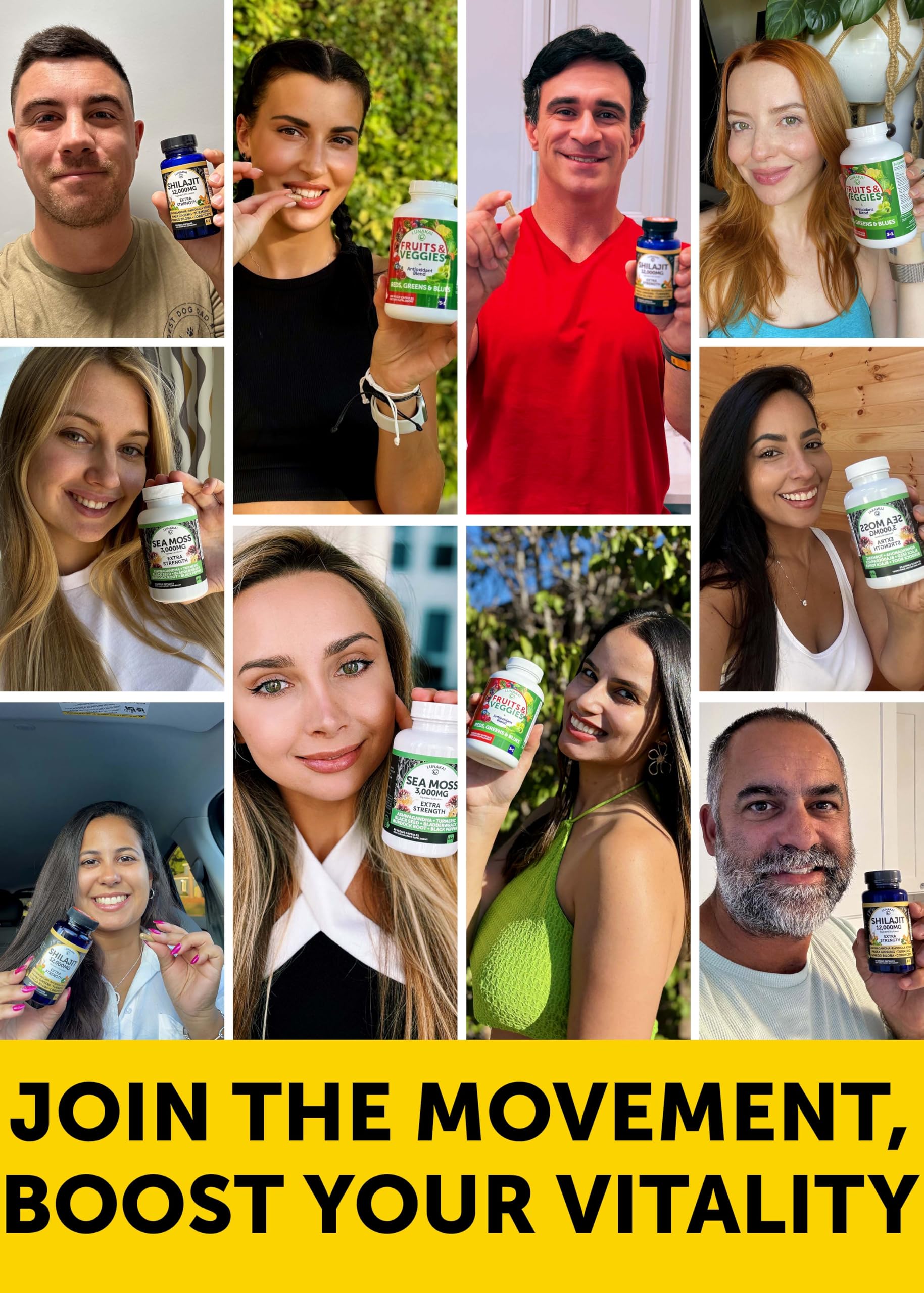 Foto 5 pulgar | Suplemento Lunakai Shilajit En Cápsulas De 1200 Mg Con Ashwagandha De 60 Unidades - Venta Internacional.