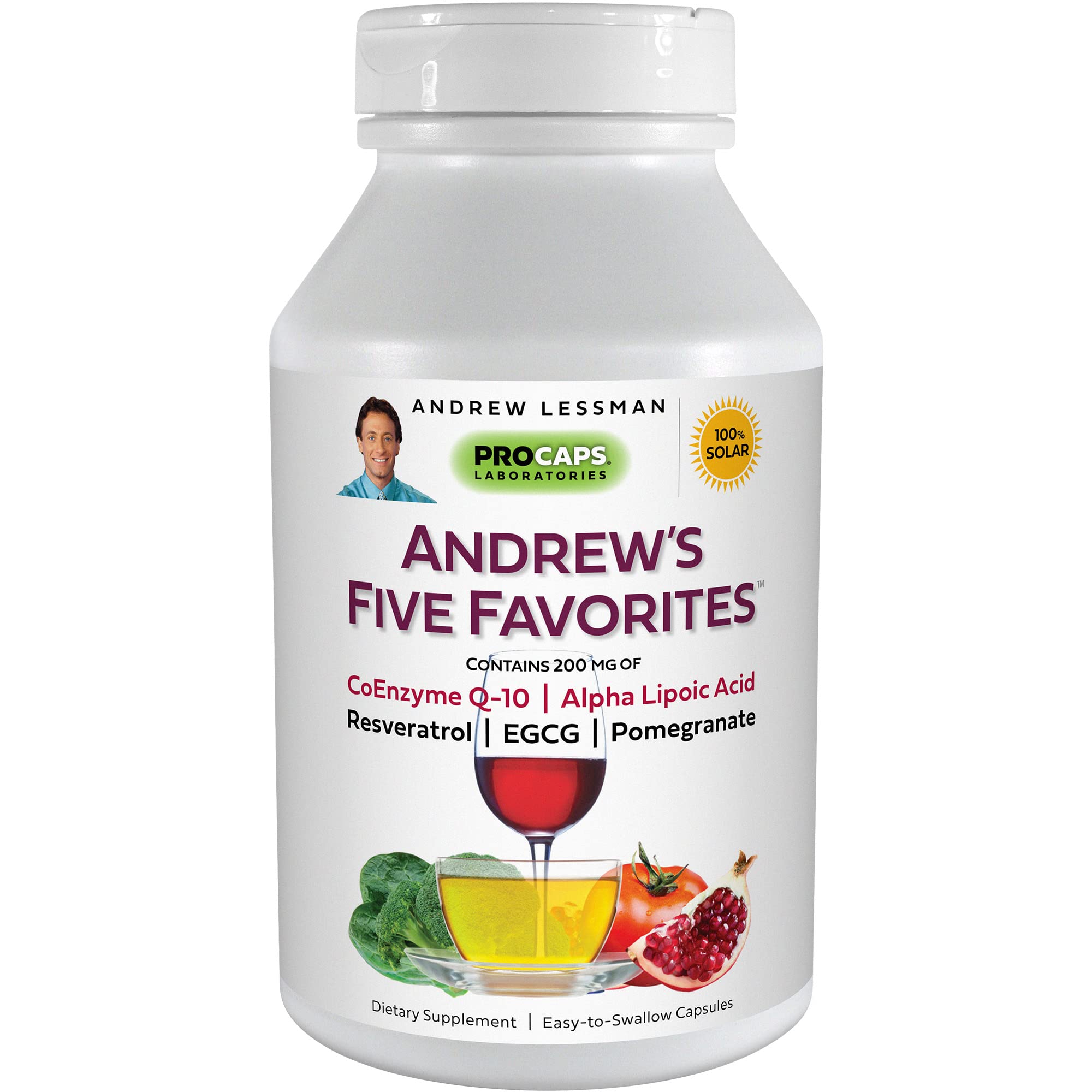 Foto 2 pulgar | Suplemento Andrew Lessman Andrew's Five Favorites 60 Cápsulas - Venta Internacional.