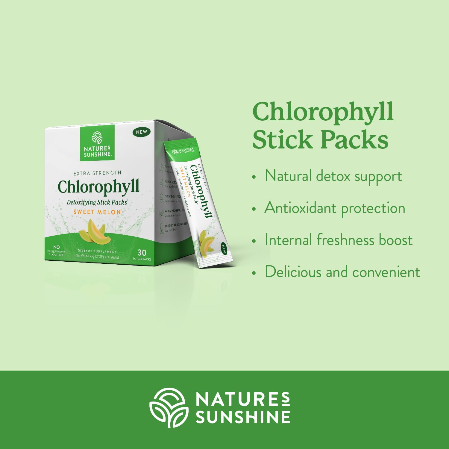 Foto 4 pulgar | Paquetes De Clorofila En Barra Nature's Sunshine Supercharge Detox - Venta Internacional.