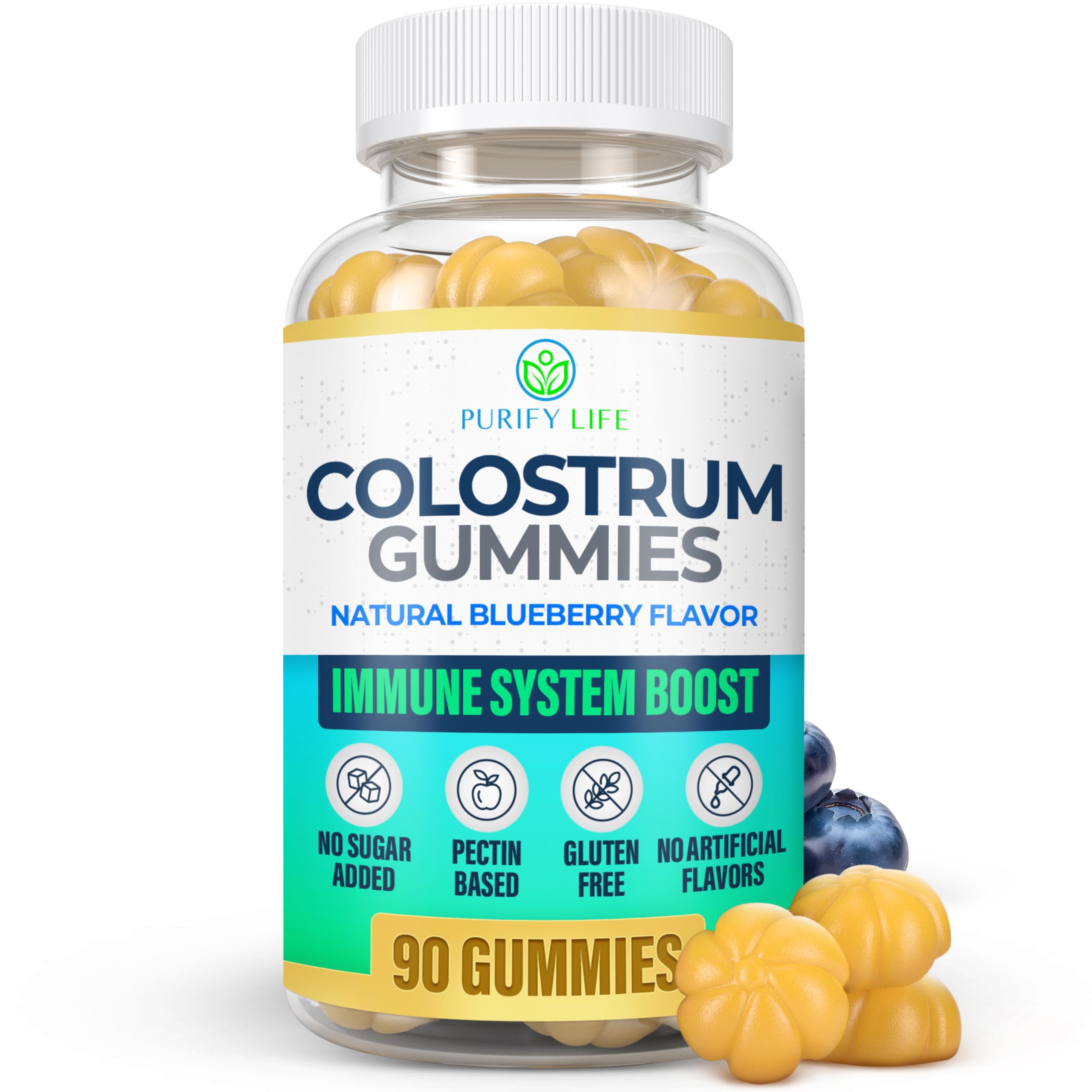 Foto 2 pulgar | Gomitas De Calostro Sin Azúcar Supplement Purify Life 1500 Mg - Venta Internacional.