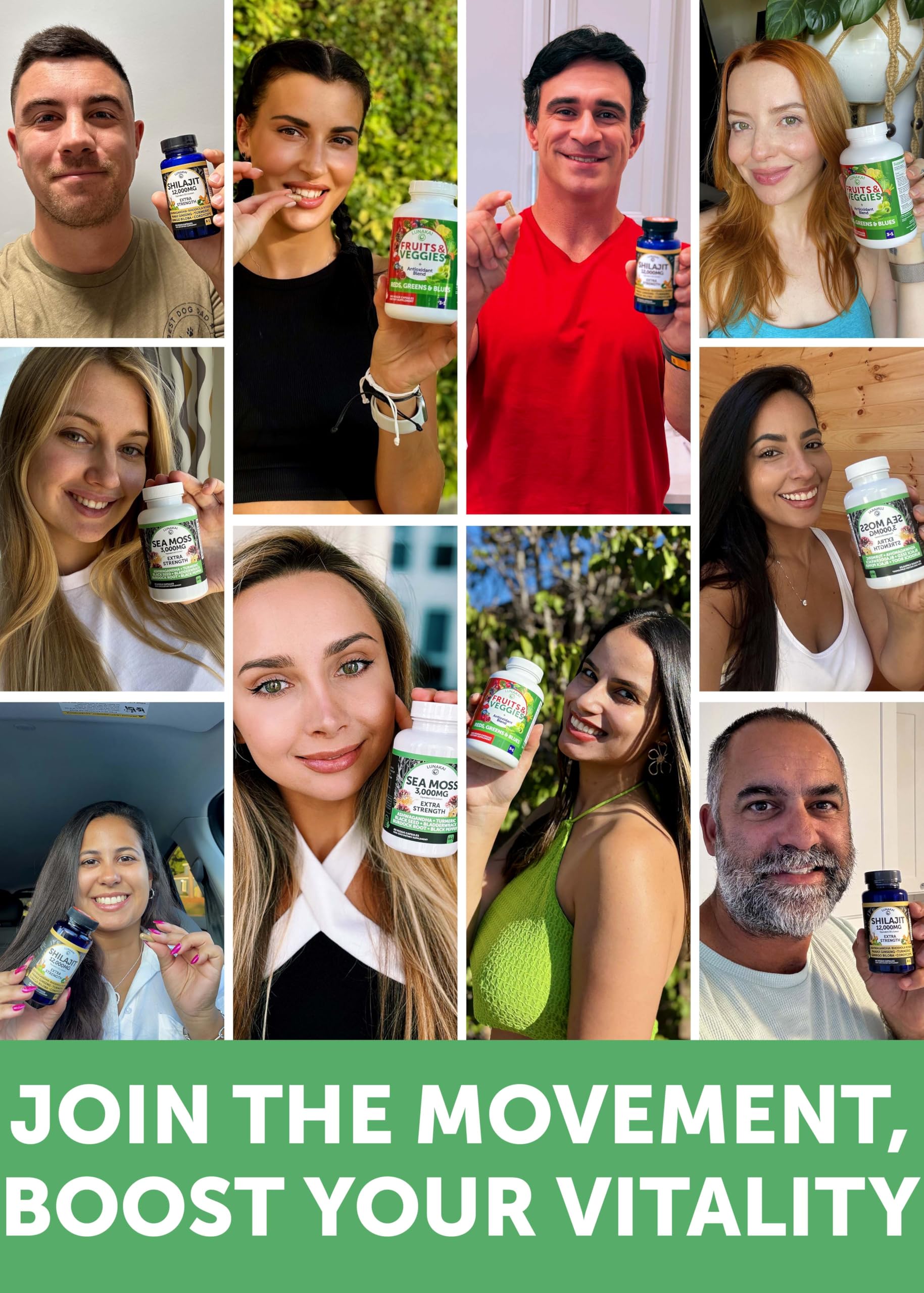 Foto 5 pulgar | Suplemento Lunakai Irish Sea Moss, Cápsulas De 3000 Mg, 60 Unidades - Venta Internacional.
