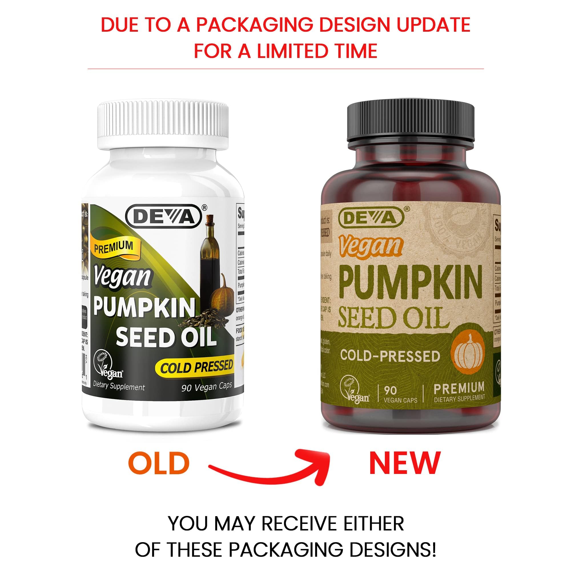 Foto 5 pulgar | Suplemento De Aceite De Semillas De Calabaza Vegano Deva Nutrition 500 Mg 90 Cápsulas - Venta Internacional.