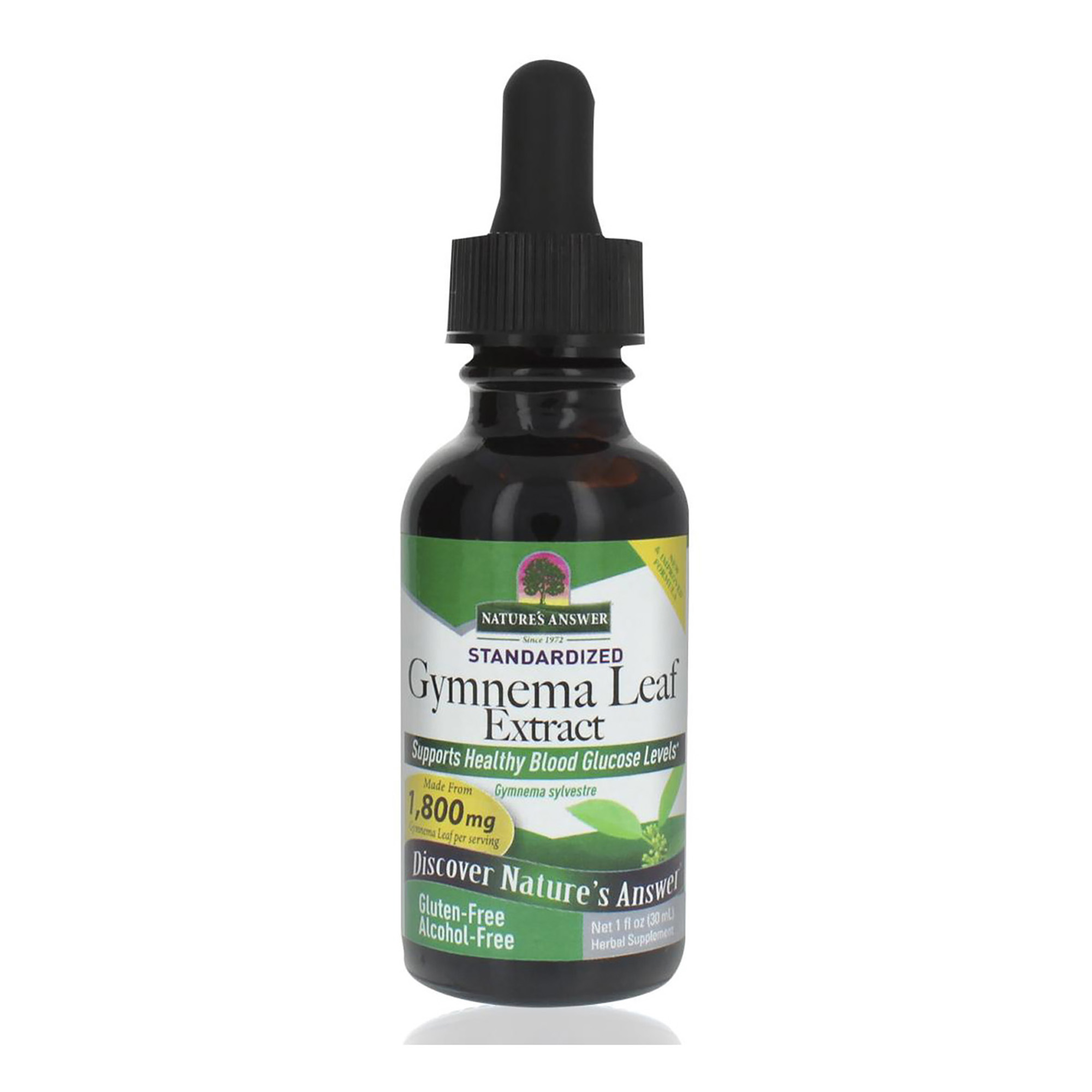 Foto 2 pulgar | Suplemento Nature's Answer: Extracto De Hoja De Gymnema Af, 1000 Mg, 30 Ml - Venta Internacional.