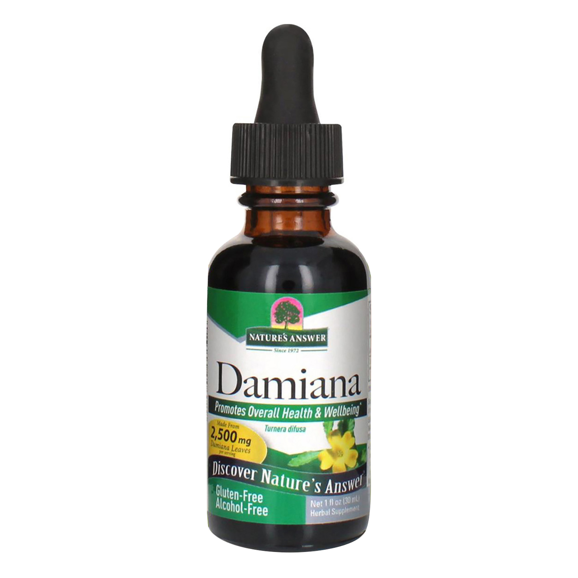Suplemento: Nature's Answer: Extracto De Damiana, 2500 Mg, 30 Ml - Venta Internacional.