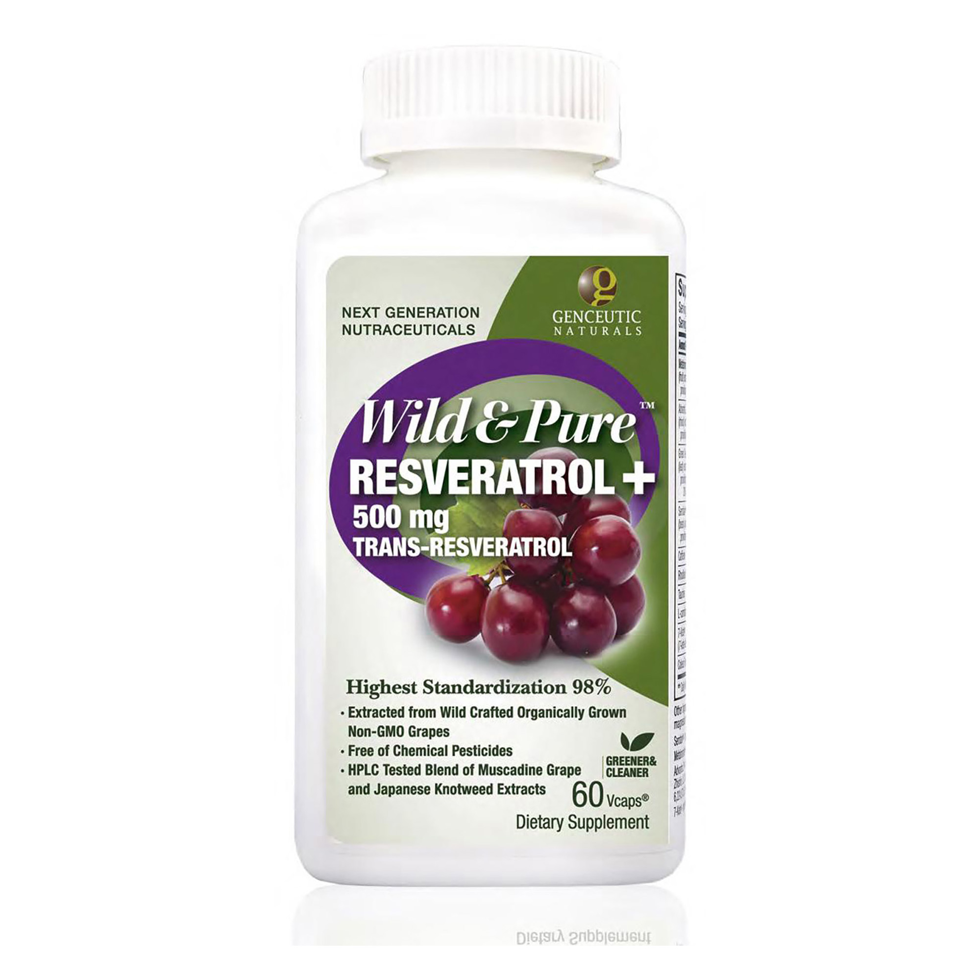 Suplemento Nature's Answer: Resveratrol Salvaje Y Puro, 500 Mg - Venta Internacional.