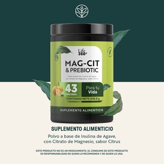 Foto 2 | Life 360+ Magcit & Prebiotic 240.8 G Citrato De Magnesio
