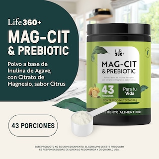 Foto 4 | Life 360+ Magcit & Prebiotic 240.8 G Citrato De Magnesio