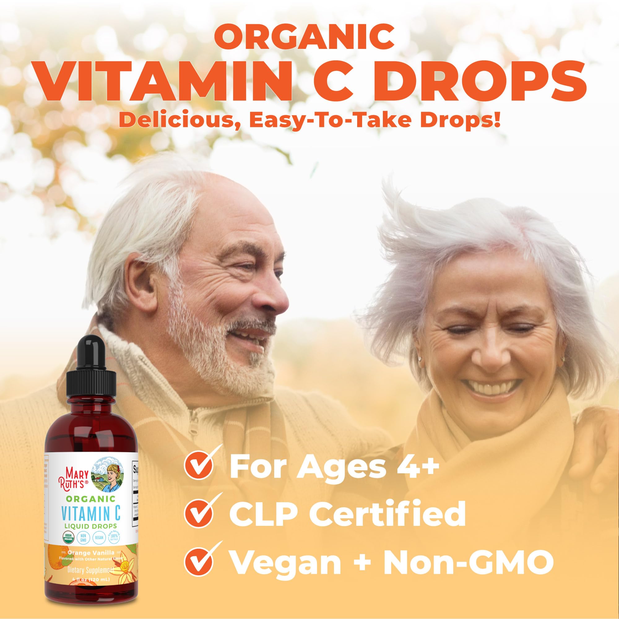 Foto 7 | Suplemento Líquido Orgánico De Vitamina C De Maryruth, 120 Ml, Vegano - Venta Internacional.
