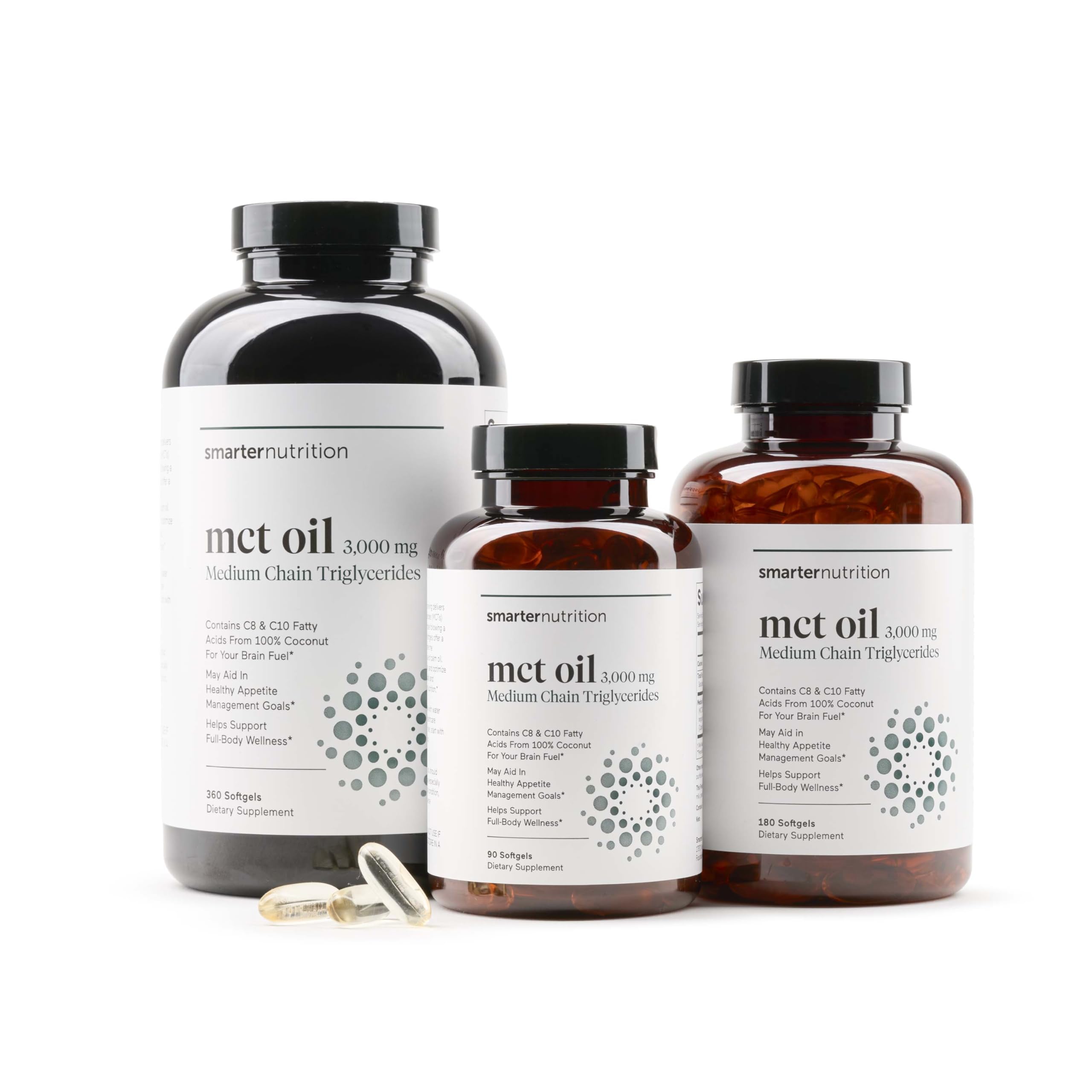 Foto 2 | Cápsulas De Aceite Mct Smarternutrition Smarter Nutrition 180 Unidades - Venta Internacional.