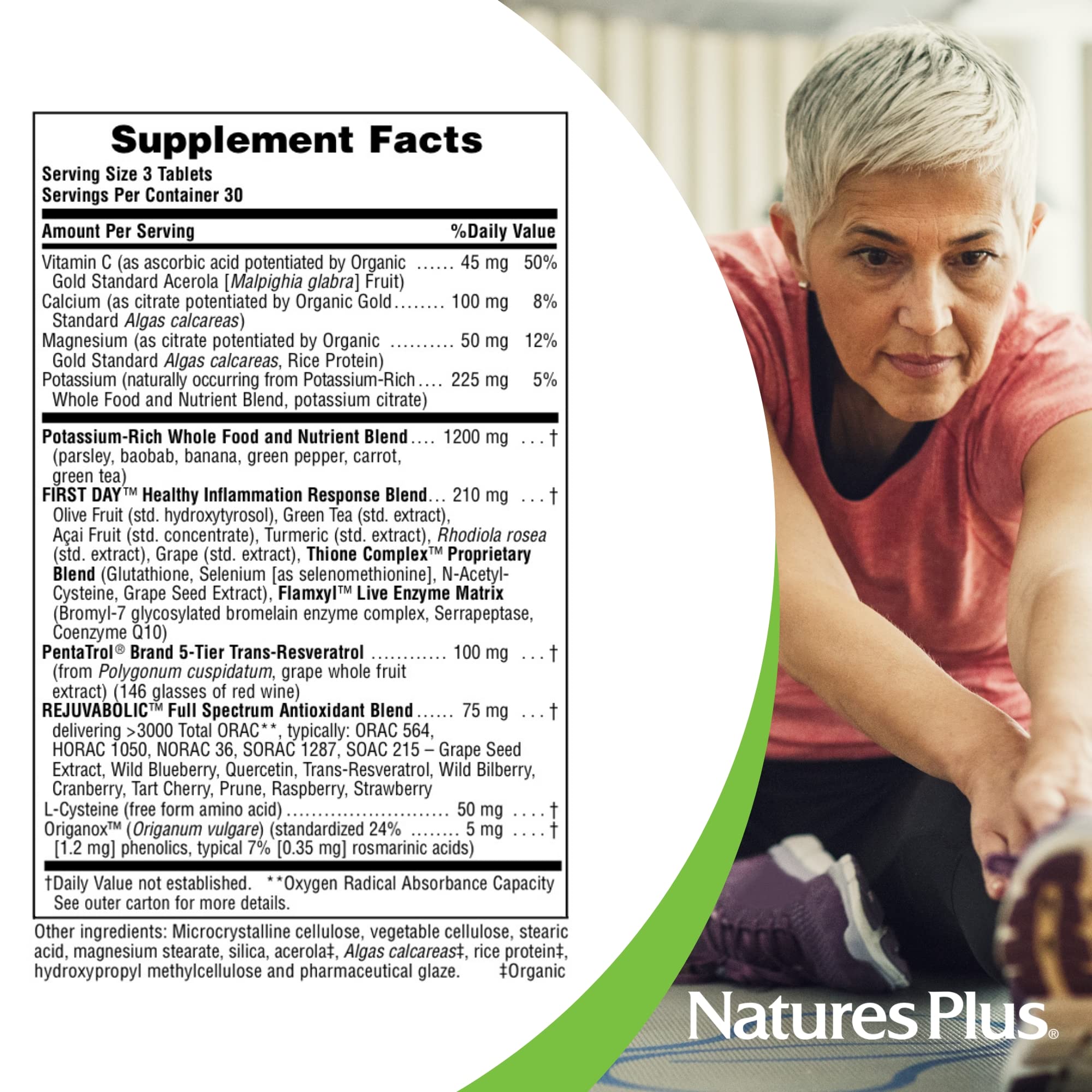 Foto 5 pulgar | Suplemento Natures Plus Ageloss Blood Pressure 90 Comprimidos - Venta Internacional.