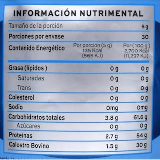 Foto 2 | Calostro Bovino En Polvo 150 G Joy Natura.